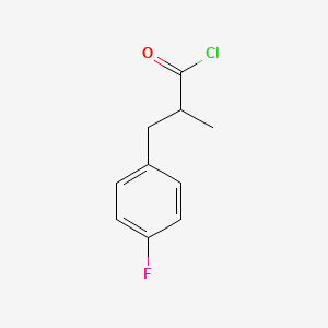 3-(4-Fluorophenyl)-2-methylpropionylchloride