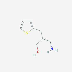 molecular formula C8H13NOS B1291097 3-Amino-2-(2-thienylmethyl)-1-propanol CAS No. 1017371-11-7