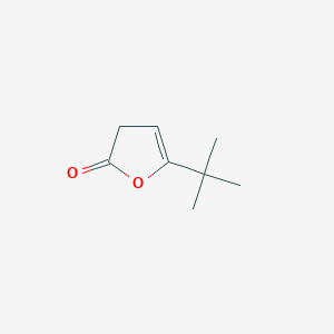 molecular formula C8H12O2 B012911 2(3H)-Furanone, 5-(1,1-dimethylethyl)- CAS No. 19918-17-3