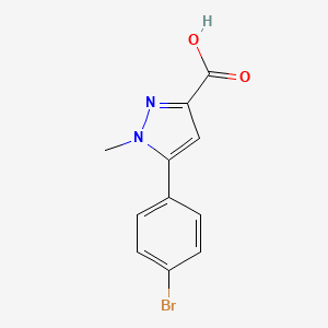 5-(4-Bromophenyl)-1-methyl-1h-pyrazole-3-carboxylic acid
