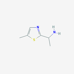 1-(5-Methyl-1,3-thiazol-2-yl)ethan-1-amine