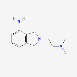 2-[2-(dimethylamino)ethyl]-2,3-dihydro-1H-isoindol-4-amine