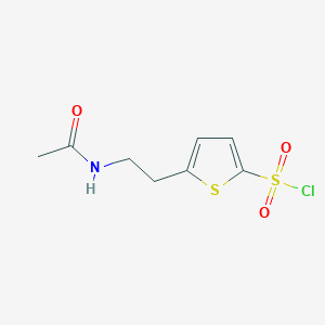 5-(2-Acetamidoethyl)thiophene-2-sulfonyl chloride