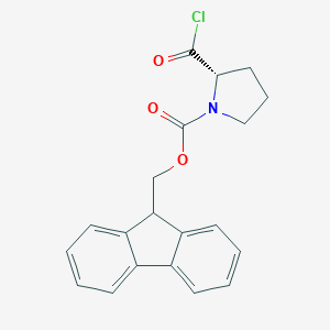 molecular formula C20H18ClNO3 B012912 Fmoc-L-prolyl chloride CAS No. 103321-52-4