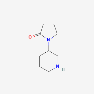 1-(Piperidin-3-YL)pyrrolidin-2-one