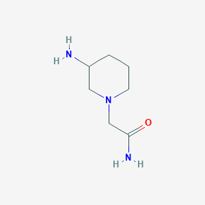 2-(3-Aminopiperidin-1-yl)acetamide