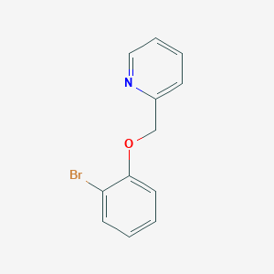 molecular formula C12H10BrNO B1291219 2-((2-Bromophenoxy)methyl)pyridine CAS No. 1016531-68-2