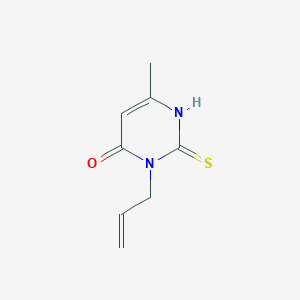 molecular formula C8H10N2OS B12912204 3-Allyl-6-methyl-2-thiouracil CAS No. 60478-14-0