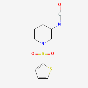 3-Isocyanato-1-(thiophene-2-sulfonyl)piperidine