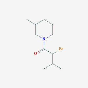 2-Bromo-3-methyl-1-(3-methylpiperidin-1-yl)butan-1-one