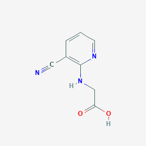 molecular formula C8H7N3O2 B1291241 2-[(3-Cyanopyridin-2-yl)amino]acetic acid 