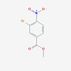 molecular formula C8H6BrNO4 B1291278 Methyl 3-bromo-4-nitrobenzoate CAS No. 126759-30-6