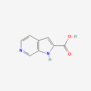 molecular formula C8H6N2O2 B1291289 1H-pyrrolo[2,3-c]pyridine-2-carboxylic acid CAS No. 24334-20-1