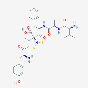 molecular formula C31H41N5O7S2-2 B129129 Enkephalin, pen(2,5)-ala(3)- CAS No. 151608-23-0