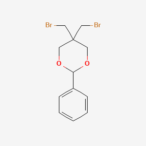 molecular formula C12H14Br2O2 B1291294 5,5-Bis(bromomethyl)-2-phenyl-1,3-dioxane CAS No. 3733-29-7