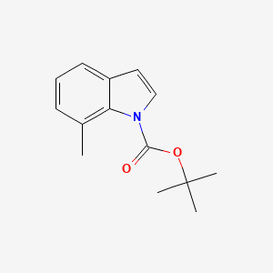 molecular formula C14H17NO2 B1291311 tert-Butyl 7-methyl-1H-indole-1-carboxylate CAS No. 442910-62-5