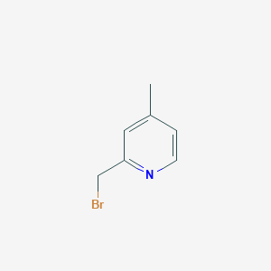 molecular formula C7H8BrN B1291312 2-(Bromomethyl)-4-methylpyridine CAS No. 442910-29-4