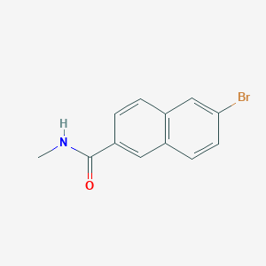 molecular formula C12H10BrNO B1291326 6-bromo-N-methyl-2-naphthamide CAS No. 426219-35-4