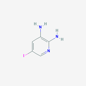 molecular formula C5H6IN3 B1291332 5-Iodopyridine-2,3-diamine CAS No. 426463-01-6