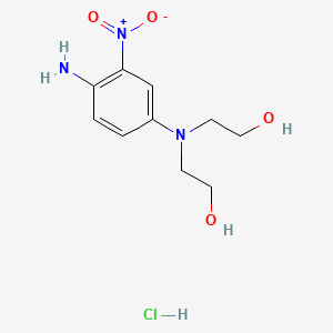 molecular formula C10H16ClN3O4 B1291351 2,2'-[(4-Amino-3-nitrophenyl)imino]bisethanol hydrochloride CAS No. 94158-13-1
