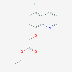 molecular formula C13H12ClNO3 B1291358 Ethyl [(5-chloroquinolin-8-yl)oxy]acetate CAS No. 88349-90-0