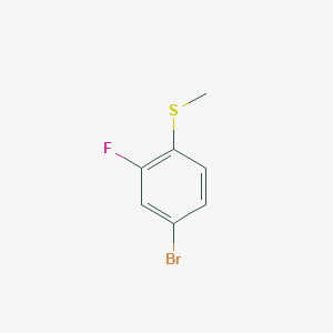 molecular formula C7H6BrFS B1291360 4-Bromo-2-fluorothioanisole CAS No. 221030-79-1
