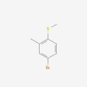 B1291361 (4-Bromo-2-methylphenyl)(methyl)sulfane CAS No. 89981-03-3