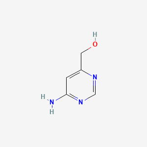 molecular formula C5H7N3O B1291363 (6-Aminopyrimidin-4-yl)methanol CAS No. 436851-94-4