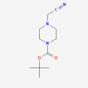 molecular formula C11H19N3O2 B1291368 叔丁基 4-(氰基甲基)哌嗪-1-羧酸酯 CAS No. 77290-31-4