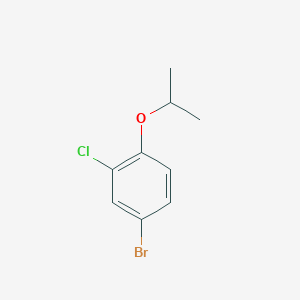 molecular formula C9H10BrClO B1291380 4-溴-2-氯-1-异丙氧基苯 CAS No. 201849-21-0