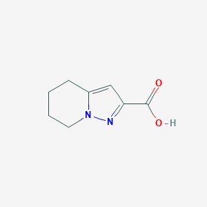 molecular formula C8H10N2O2 B1291387 4,5,6,7-Tetrahydropyrazolo[1,5-a]pyridine-2-carboxylic acid CAS No. 307313-03-7