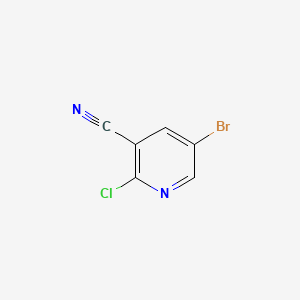 molecular formula C6H2BrClN2 B1291396 5-Bromo-2-chloronicotinonitrile CAS No. 405224-23-9