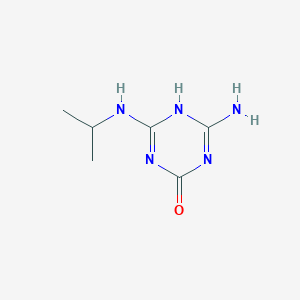 molecular formula C6H11N5O B012914 去乙基-2-羟基阿特拉津 CAS No. 19988-24-0