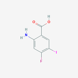 molecular formula C7H5FINO2 B1291401 2-Amino-4-fluoro-5-iodobenzoic acid CAS No. 231278-08-3