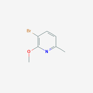 molecular formula C7H8BrNO B1291404 3-Bromo-2-methoxy-6-methylpyridine CAS No. 717843-47-5