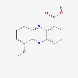 molecular formula C15H12N2O3 B12914043 6-Ethoxyphenazine-1-carboxylic acid CAS No. 62256-27-3
