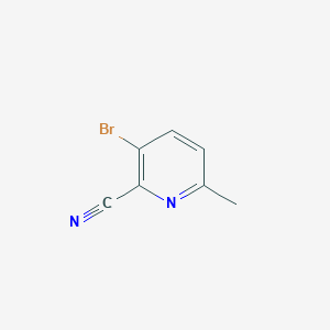 molecular formula C7H5BrN2 B1291407 3-Bromo-6-methylpicolinonitrile CAS No. 717843-48-6
