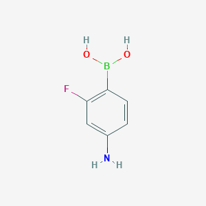 molecular formula C6H7BFNO2 B1291411 (4-Amino-2-fluorophenyl)boronic acid CAS No. 921211-27-0