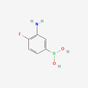 molecular formula C6H7BFNO2 B1291412 3-Amino-4-fluorophenylboronic acid CAS No. 873566-75-7