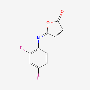 molecular formula C10H5F2NO2 B12914131 (5z)-5-[(2,4-Difluorophenyl)imino]furan-2(5h)-one CAS No. 6954-66-1