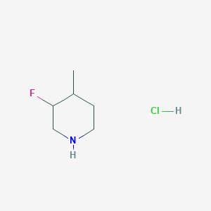 molecular formula C6H13ClFN B1291417 3-Fluoro-4-methylpiperidine hydrochloride 