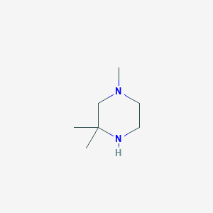 molecular formula C7H16N2 B1291425 1,3,3-三甲基哌嗪 CAS No. 741288-57-3