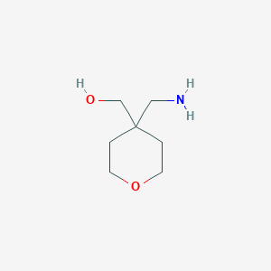 [4-(Aminomethyl)oxan-4-yl]methanol