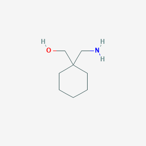 molecular formula C8H17NO B1291430 (1-(Aminomethyl)cyclohexyl)methanol CAS No. 2041-57-8
