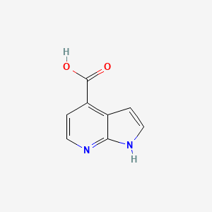molecular formula C8H6N2O2 B1291433 1H-Pyrrolo[2,3-b]pyridine-4-carboxylic acid CAS No. 479553-01-0