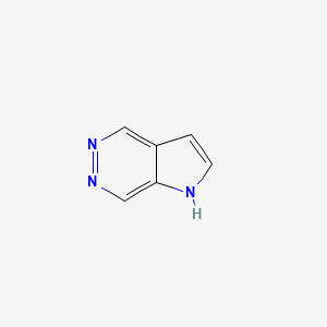 molecular formula C6H5N3 B1291449 1H-Pyrrolo[2,3-d]pyridazine CAS No. 271-35-2