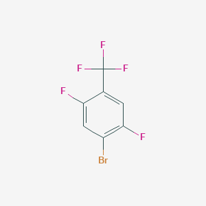 molecular formula C7H2BrF5 B1291454 1-Bromo-2,5-difluoro-4-(trifluoromethyl)benzene CAS No. 261945-75-9