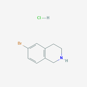 molecular formula C9H11BrClN B1291464 6-Bromo-1,2,3,4-tetrahydroisoquinoline hydrochloride CAS No. 215798-19-9
