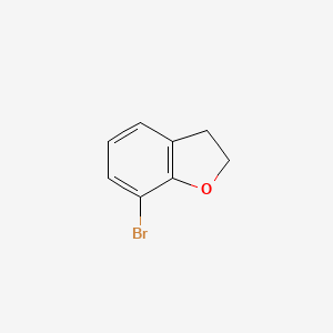 molecular formula C8H7BrO B1291467 7-溴-2,3-二氢苯并呋喃 CAS No. 206347-30-0