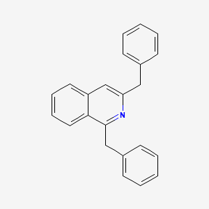 molecular formula C23H19N B12914687 1,3-Dibenzylisoquinoline CAS No. 95226-65-6